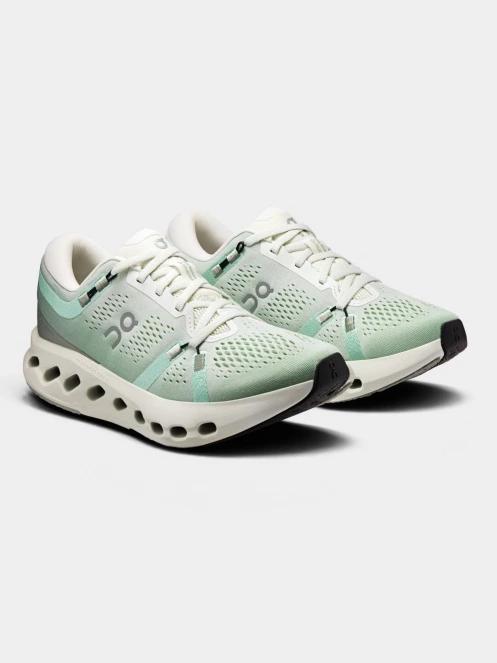 pantofi pentru alergat pe asfalt pt. femei ON Cloudsurfer 2 verde deschis 4