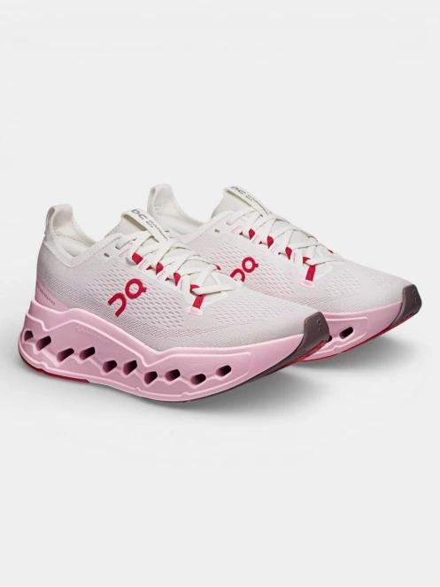 pantofi pentru alergat pe asfalt pt. femei ON Cloudsurfer Max roz 4