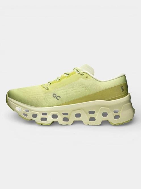 pantofi pentru alergat pe asfalt pt. femei ON Cloudmonster 3 verde deschis 3
