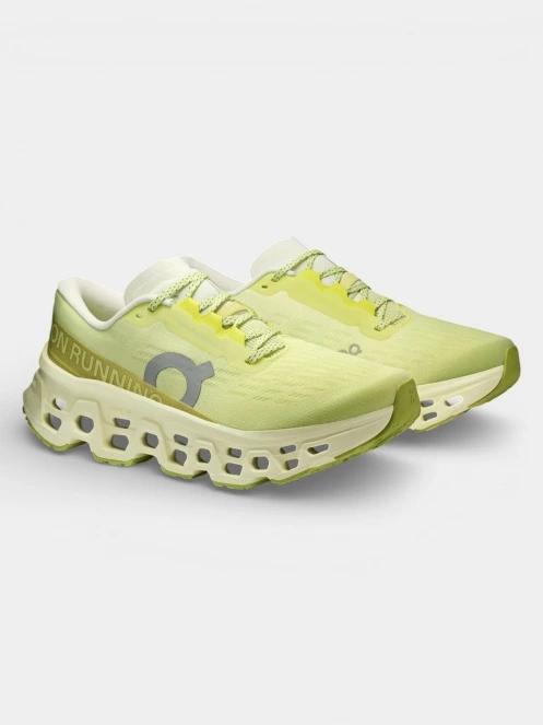 pantofi pentru alergat pe asfalt pt. femei ON Cloudmonster 3 verde deschis 4