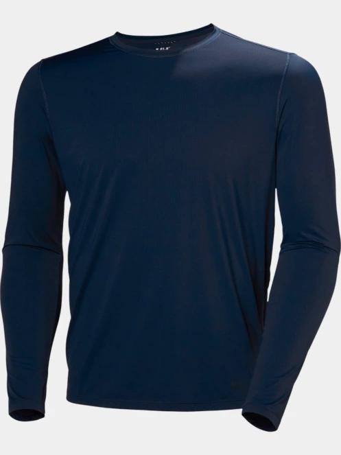 tricou cu maneci lungi pt. barbati Helly Hansen Shine Solen Ls Crew albastru inchis 6