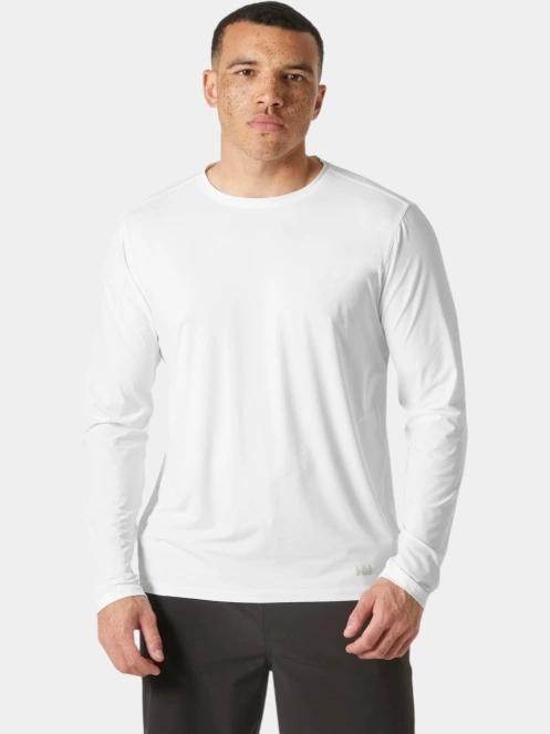 tricou cu maneci lungi, pentru sport pt. barbati Helly Hansen Shine Solen Ls Crew alb 2