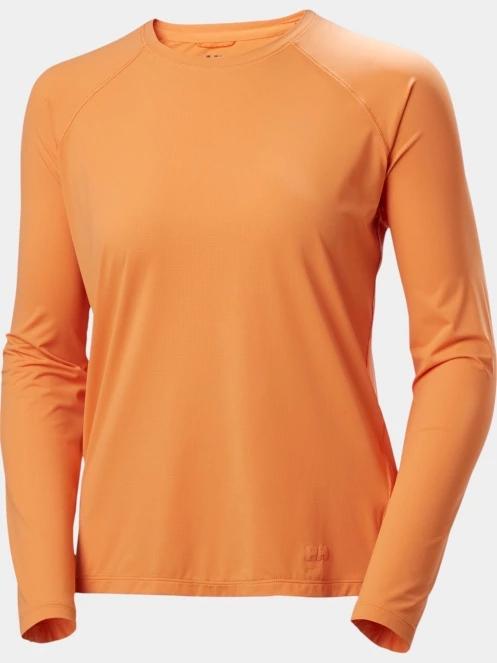 tricou cu maneci lungi pt. femei Helly Hansen W Shine Solen Ls Crew portocaliu 6