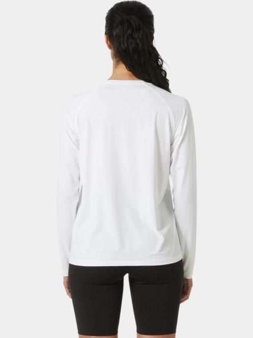 tricou cu maneci lungi, pentru sport pt. femei Helly Hansen W Shine Solen Ls Crew alb 3