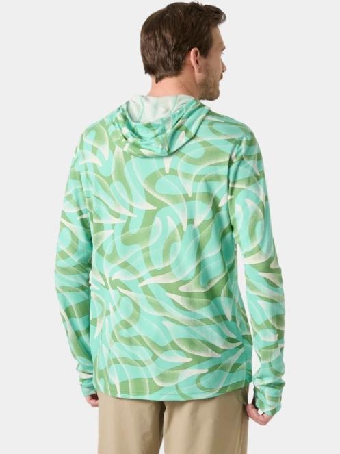 tricou cu maneci lungi, pentru sport pt. barbati Helly Hansen Lifa Active Solen Hoodie verde 3