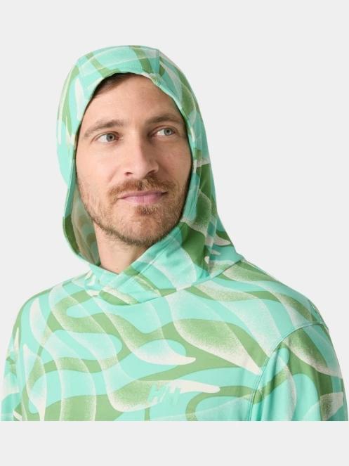 tricou cu maneci lungi, pentru sport pt. barbati Helly Hansen Lifa Active Solen Hoodie verde 5