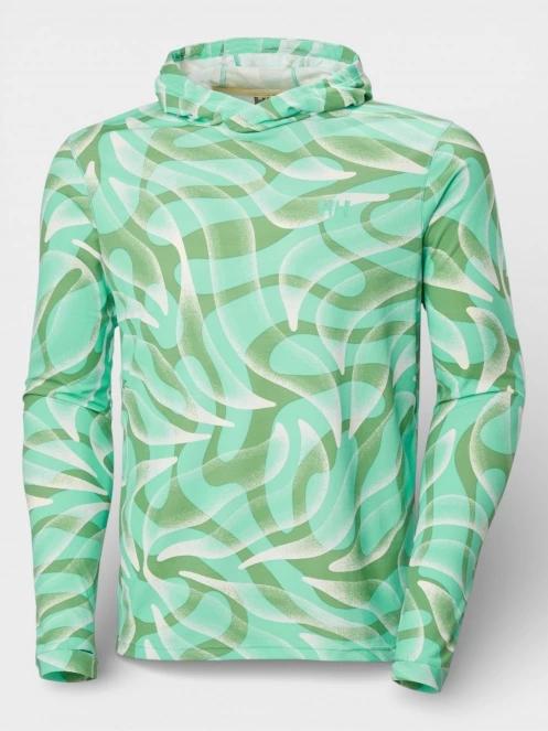 tricou cu maneci lungi, pentru sport pt. barbati Helly Hansen Lifa Active Solen Hoodie verde 6