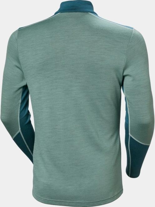 top lenjerie de corp pt. barbati Helly Hansen Lifa Merino Midweight 1/2 Zip verde 6