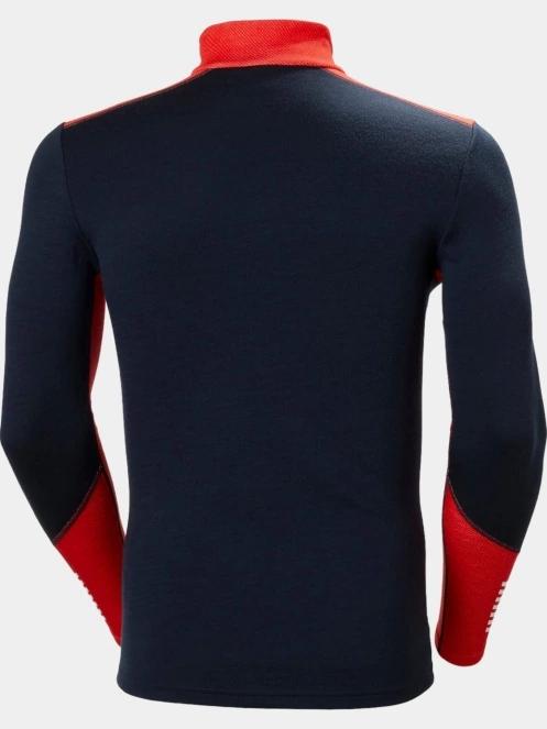 top lenjerie de corp pt. barbati Helly Hansen Lifa Merino Midweight 1/2 Zip albastru inchis 3