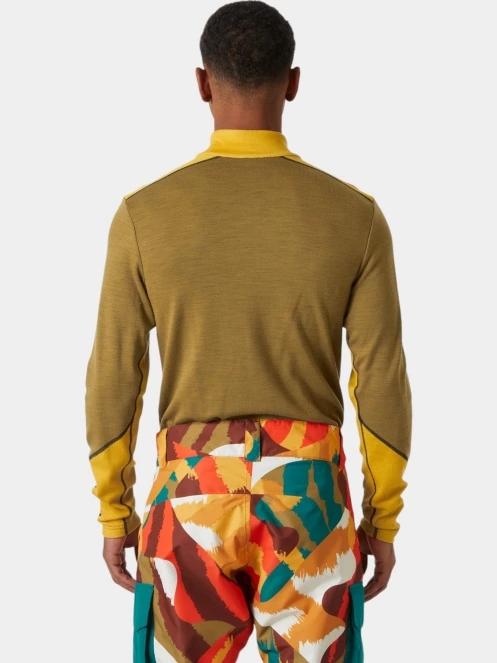 top lenjerie de corp pt. barbati Helly Hansen Lifa Merino Midweight 1/2 Zip galben 3