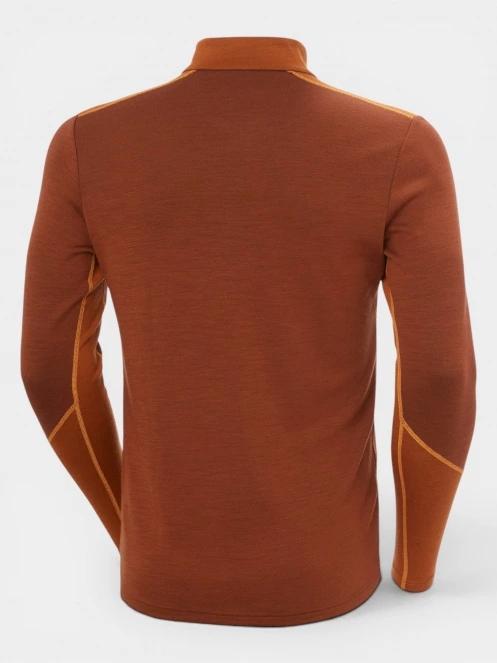 top lenjerie de corp pt. barbati Helly Hansen Lifa Merino Midweight 1/2 Zip portocaliu 3