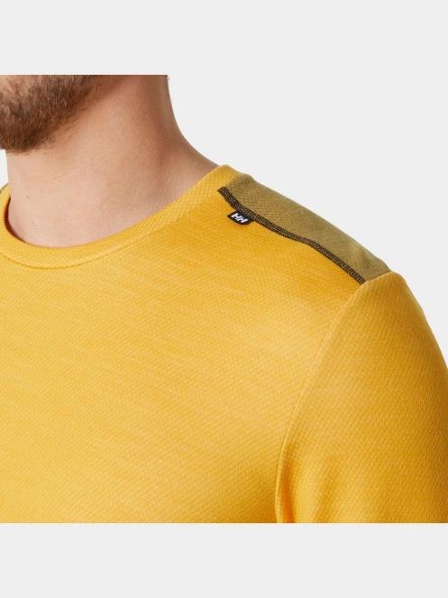 top lenjerie de corp pt. barbati Helly Hansen Lifa Merino Midweight Crew galben 5