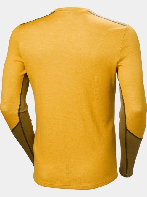 top lenjerie de corp pt. barbati Helly Hansen Lifa Merino Midweight Crew galben 7
