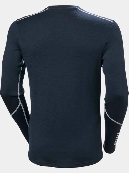top lenjerie de corp pt. barbati Helly Hansen Lifa Merino Midweight Crew albastru inchis 7