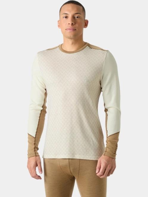 top lenjerie de corp pt. barbati Helly Hansen Lifa Merino Midweight Crew nisip 2