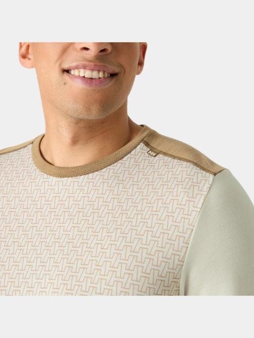 top lenjerie de corp pt. barbati Helly Hansen Lifa Merino Midweight Crew nisip 4