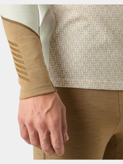 top lenjerie de corp pt. barbati Helly Hansen Lifa Merino Midweight Crew nisip 5