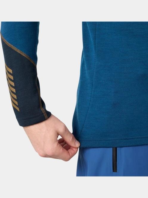 top lenjerie de corp pt. barbati Helly Hansen Lifa Merino Midweight Crew albastru 5