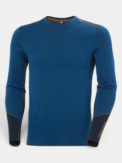 top lenjerie de corp pt. barbati Helly Hansen Lifa Merino Midweight Crew albastru 6