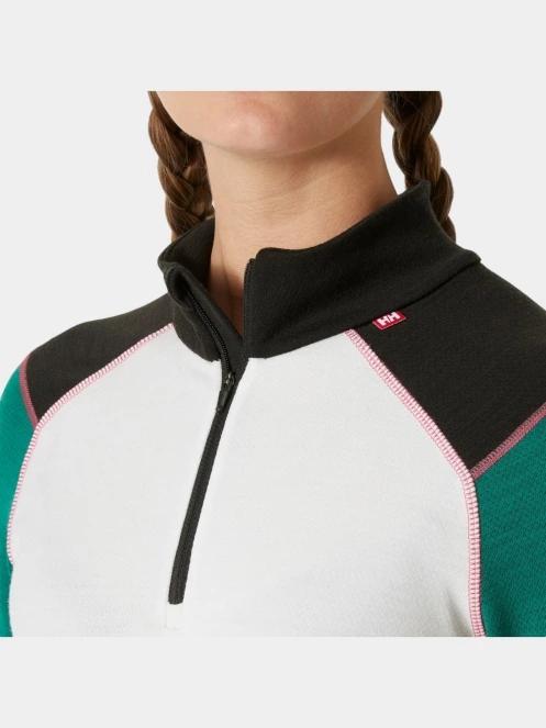 top lenjerie de corp pt. femei Helly Hansen W Lifa Merino Midw 1/2 Zip alb 4