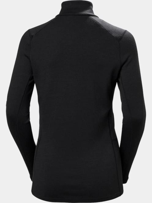 top lenjerie de corp pt. femei Helly Hansen W Lifa Merino Midw 1/2 Zip negru 3