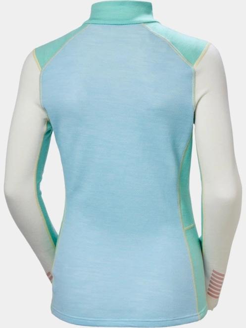 top lenjerie de corp pt. femei Helly Hansen W Lifa Merino Midw 1/2 Zip albastru deschis 7