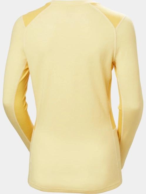 top lenjerie de corp pt. femei Helly Hansen W Lifa Merino Midweight Crew galben 7