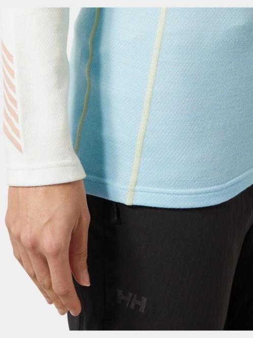 top lenjerie de corp pt. femei Helly Hansen W Lifa Merino Midweight Crew albastru deschis 5