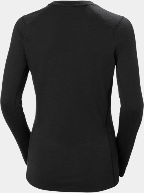 top lenjerie de corp pt. femei Helly Hansen W Lifa Merino Midweight Crew negru 3