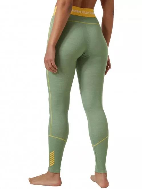 pantaloni de corp pt. femei Helly Hansen W Lifa Merino Midweight Pant verde 3