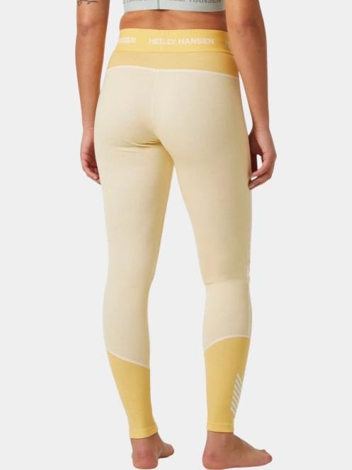 pantaloni de corp pt. femei Helly Hansen W Lifa Merino Midweight Pant galben 3