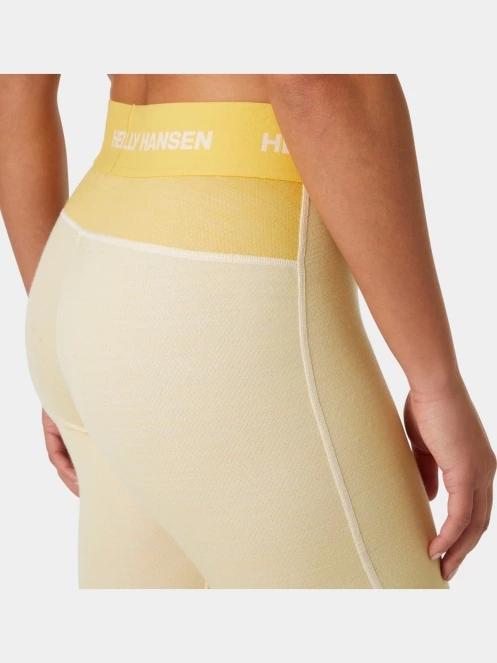 pantaloni de corp pt. femei Helly Hansen W Lifa Merino Midweight Pant galben 4