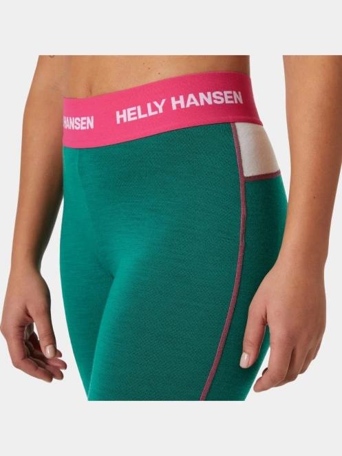 pantaloni de corp pt. femei Helly Hansen W Lifa Merino Midweight Pant verde 4
