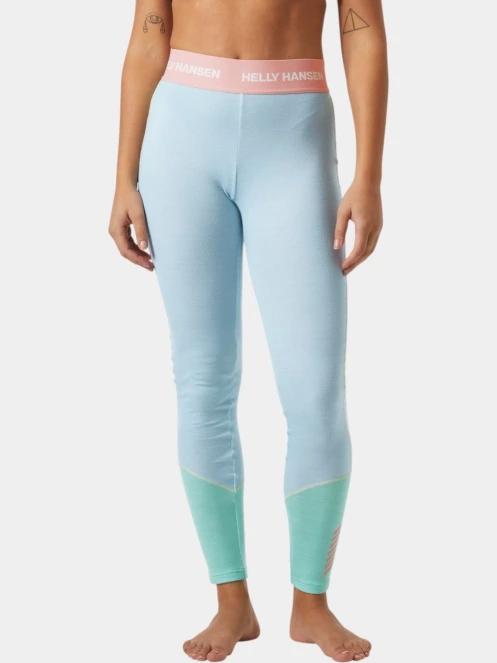 pantaloni de corp pt. femei Helly Hansen W Lifa Merino Midweight Pant albastru deschis 2