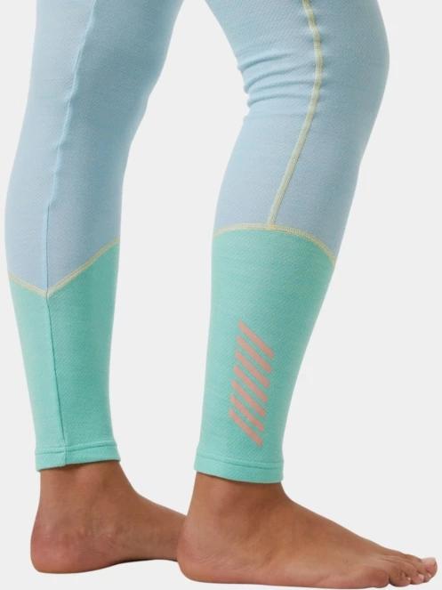 pantaloni de corp pt. femei Helly Hansen W Lifa Merino Midweight Pant albastru deschis 5
