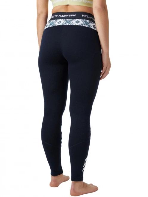 pantaloni de corp pt. femei Helly Hansen W Lifa Merino Midw Gra Pant albastru inchis 3