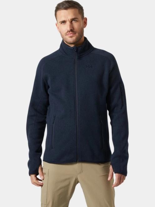 pulover polar pt. barbati Helly Hansen Varde Fleece Jacket 2.0 albastru inchis 2