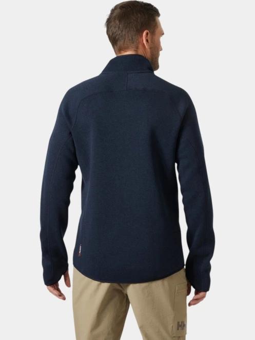 pulover polar pt. barbati Helly Hansen Varde Fleece Jacket 2.0 albastru inchis 3