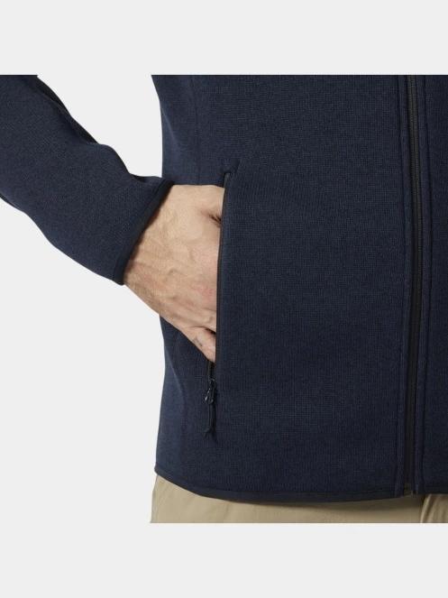 pulover polar pt. barbati Helly Hansen Varde Fleece Jacket 2.0 albastru inchis 6