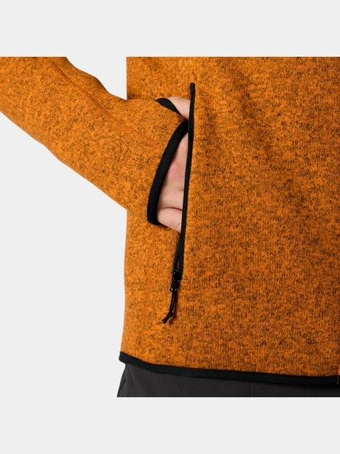 pulover polar pt. barbati Helly Hansen Varde Fleece Jacket 2.0 portocaliu 5