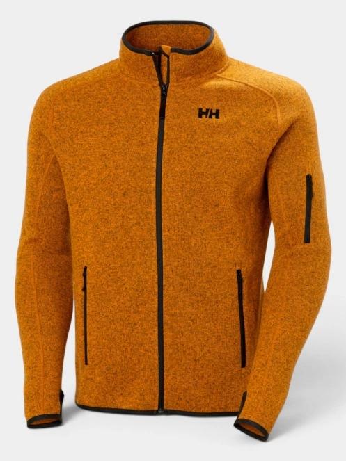 pulover polar pt. barbati Helly Hansen Varde Fleece Jacket 2.0 portocaliu 6