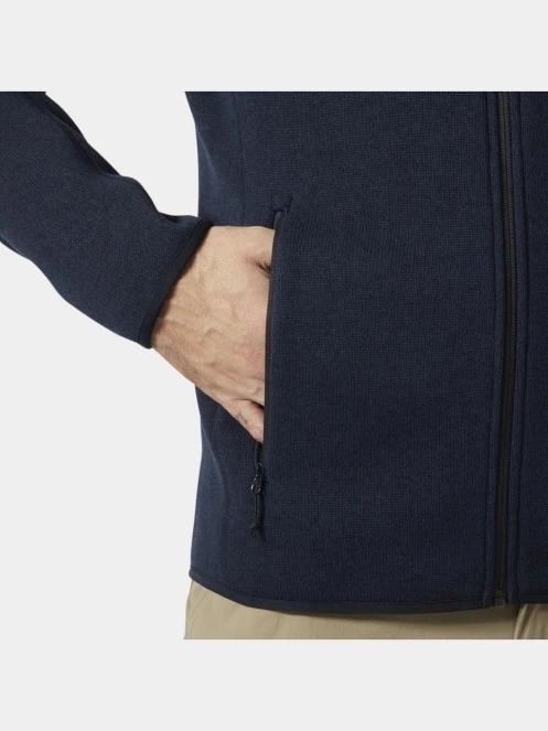 pulover polar pt. barbati Helly Hansen Varde Fleece Jacket 2.0 albastru inchis 5