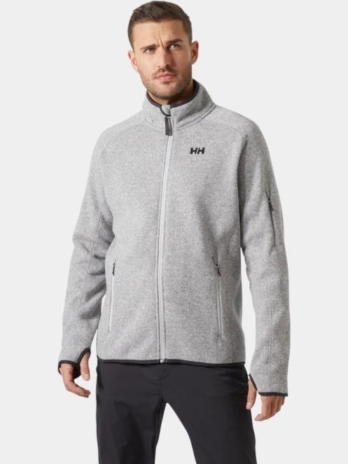 pulover polar pt. barbati Helly Hansen Varde Fleece Jacket 2.0 gri 2