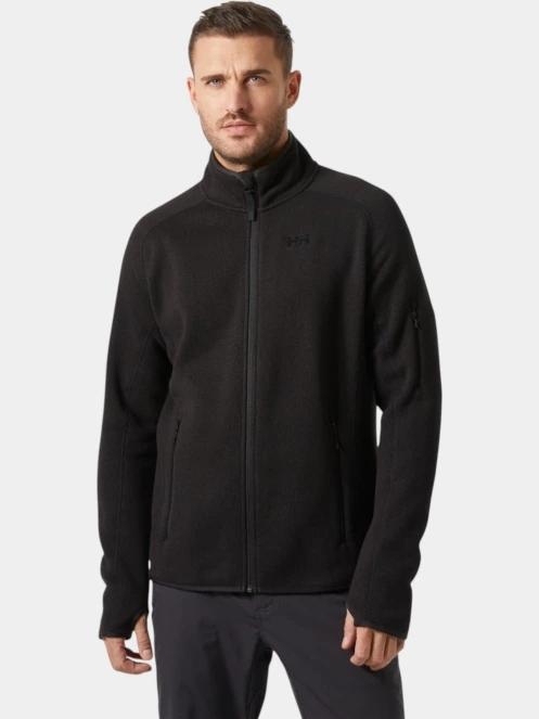 pulover polar pt. barbati Helly Hansen Varde Fleece Jacket 2.0 negru 2