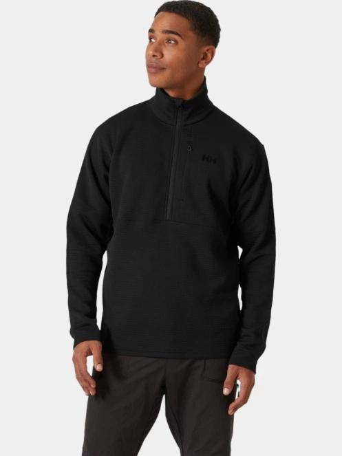 pulover polar pt. barbati Helly Hansen Evolved Air 1/2 Zip Midlayer negru 2