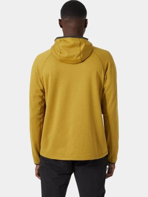 pulover polar pt. barbati Helly Hansen Versalite Fleece Hoodie galben 3