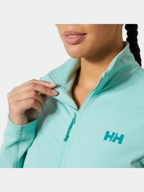 pulover polar pt. femei Helly Hansen W Versalite Fleece Jacket albastru deschis 5