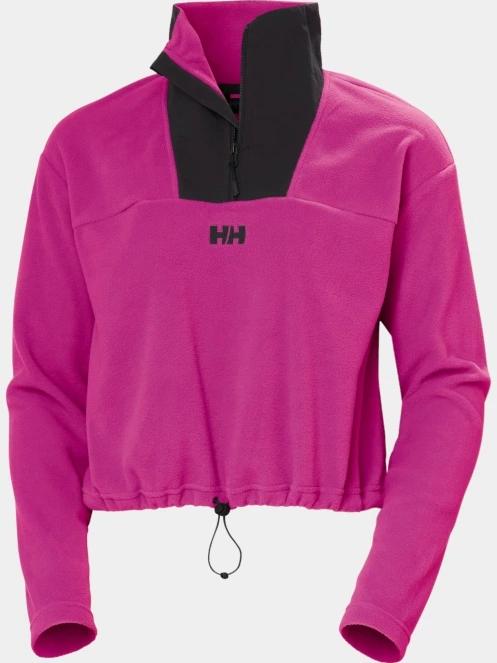 pulover crop pt. femei Helly Hansen W Daybreaker Cropped Fleece magenta 6