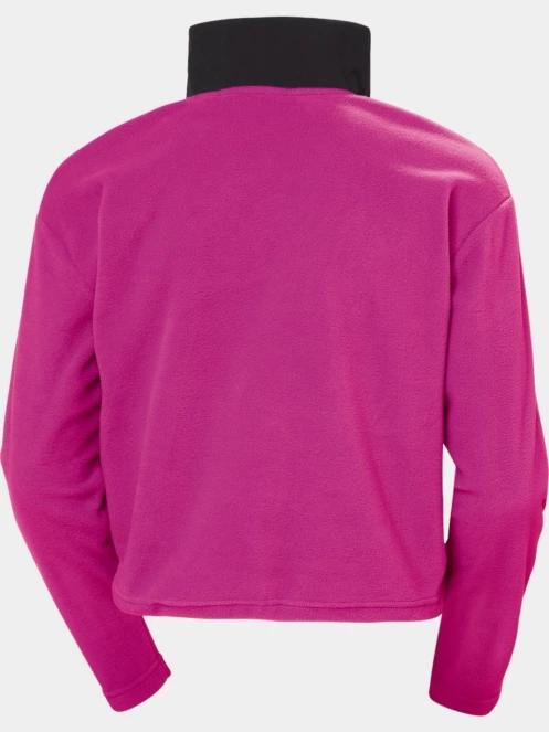 pulover crop pt. femei Helly Hansen W Daybreaker Cropped Fleece magenta 7