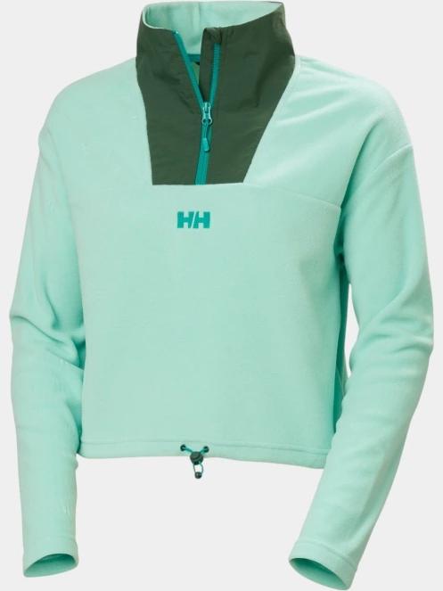 pulover polar pt. femei Helly Hansen W Daybreaker Cropped Fleece verde 6